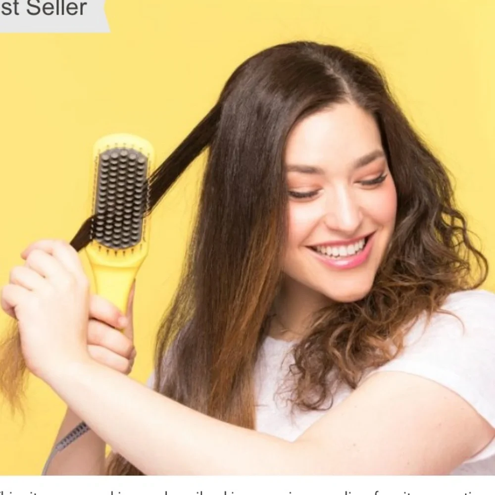 Drybar Brush Crush Heated Straightening Brush